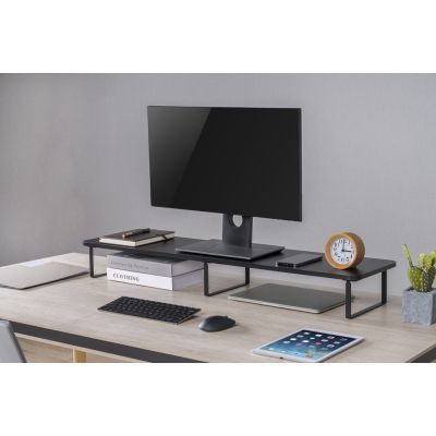 13. GEMBIRD 2-MONITOR-STÄNDER (RECHTECKIGE FORM)