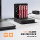 2. Axagon ADSA-M2C44 USB 4 Typ-C Festplatten-Dockingstation Schwarz
