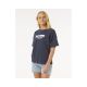 5. RIP CURL Surf Puff Relaxed Tee, marineblau