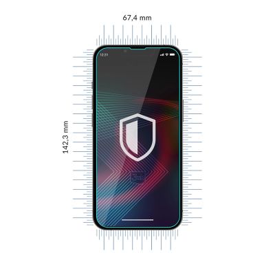 8. Gehärtetes Glas für iPhone 14 Pro / iPhone 14 Hybrid Flexi 7H aus der 3mk FlexibleGlass-Serie