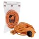 6. Entac ESECG1.5-10-O Splitter 10 m 1 x Netzwerkdose Innenbereich Orange