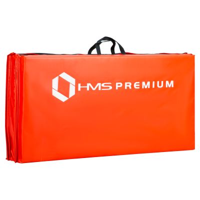 6. Faltbare Gymnastikmatratze rot 2400x1200x50mm HMS MGS01