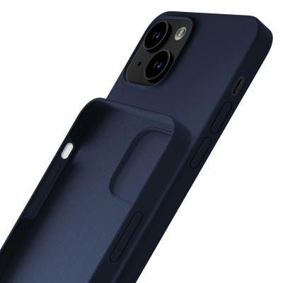 23. 3mk Silikonhülle für iPhone 15 – Marineblau