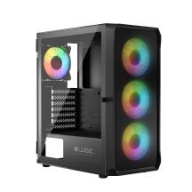 LOGIC LOGIC PORTOS ARGB MIDI USB 3.0 SCHWARZES GEHÄUSE