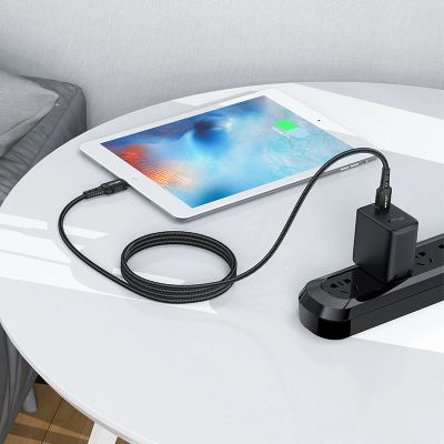 4. Acefast C4-01 Lightning – USB-C PD-Kabel 30 W 3 A 480 Mbit/s 1,8 m – Schwarz