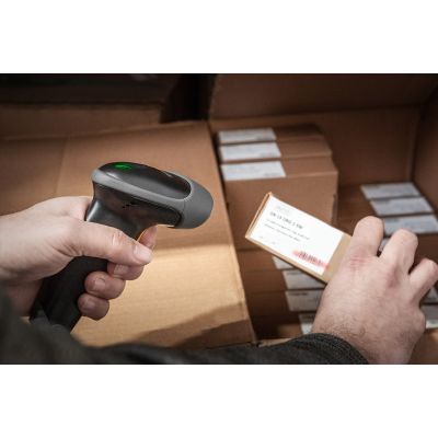 29. DIGITUS Kabelgebundener Barcodeleser USB-RJ45 2M, 1D und 2D, QR-Code-kompatibel, inklusive Ständer DA-81002