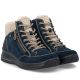 4. Wasserdichte bequeme Leder-Trapperboots in Marineblau Rieker L7701-14
