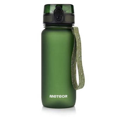 8. Meteor 650 ml Sportflasche dunkelgrün