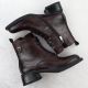14. Braune Damen-Lederboots im Worker-Stil Filippo DBT7369