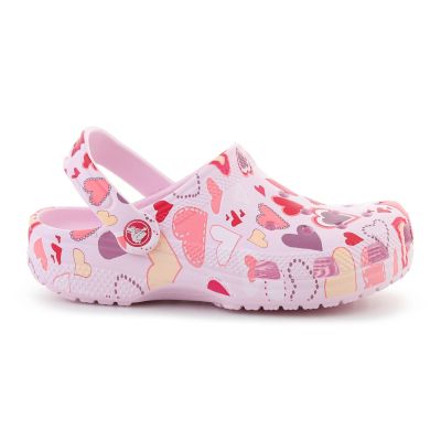6. CROCS CLASSIC VDAY CLOG KINDER ROSA MILK/HERZEN 209754-7CI