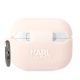 2. Karl Lagerfeld KLAPRUNCHP AirPods Pro Cover pink/pink Silikon Choupette Head 3D