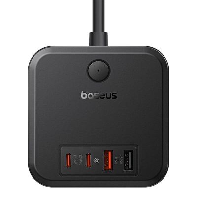 2. Baseus PowerCombo 3AC+2U+2C 30W EU-Steckdosenleiste (1,5 m; schwarz)