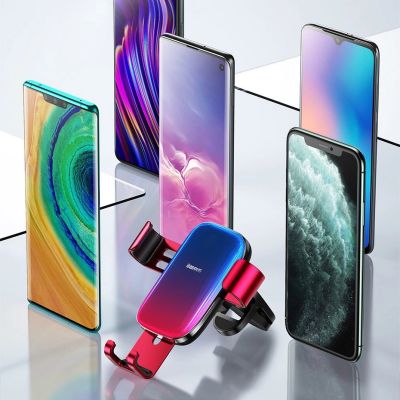 16. Baseus Glaze Gravity Holder Auto Halter Ständer Auto Lüftung schwarz (SUYL-LG01)