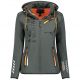Geographical Norway Reine Ass A EO DB 007 W Softshelljacke WU8184F/GNO-Dunkelgrau/Orange