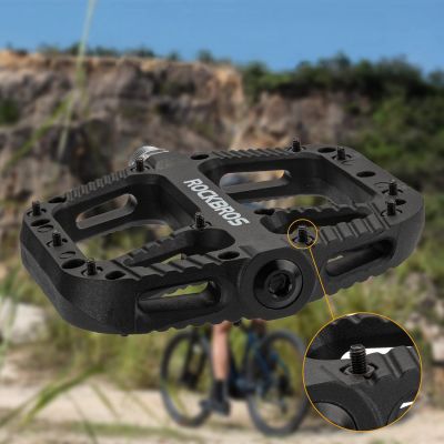 3. Rockbros 2018-12A Nylon-Fahrradpedale – Schwarz