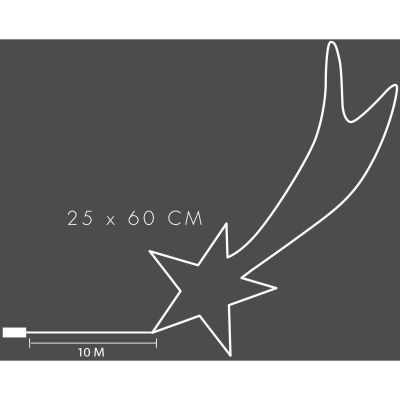 14. Hängender dekorativer Komet 35LED RGB USB