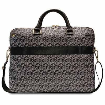 3. Guess GCube Stripes Tasche für einen 16-Zoll-Laptop – Schwarz