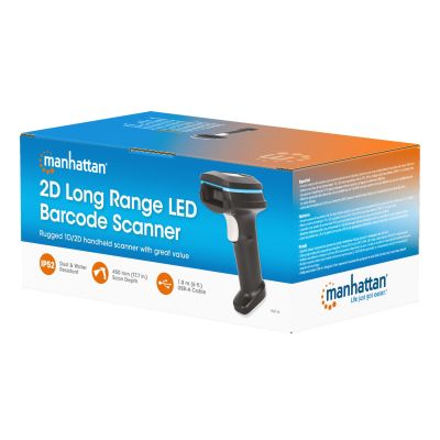 9. MANHATTAN 2D LED-Barcodescanner IP52 Handscanner 450 mm