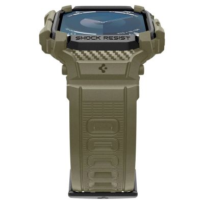 5. Spigen Rugged Armor „Pro“-Armband für Apple Watch 10 (46 mm) – grün