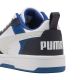 9. Puma Rebound V6 Lo Mid Kinderschuhe weiß und blau 393833 28