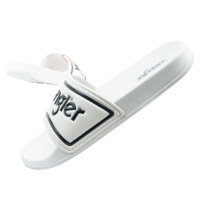 Wrangler Herren Averell Slider Sportpantoffeln, bequem, weiß