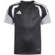 2. adidas Tiro 26 Wettkampf-Trainings-T-Shirt für Kinder, Schwarz und Grau, KA7599