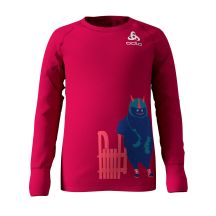 Technisches Kinder-Shirt Odlo SUW TOP crew neck l/s WARM TREND KIDS (small) C/O