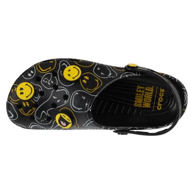 3. Crocs Classic Smiley Clog 211693-90H Schwarz 38/39