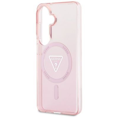 6. Guess IML Gradient Triangle MagSafe Hülle für Samsung Galaxy S26 - Pink