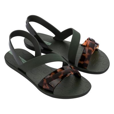 Ipanema Vibrant Damen-Sandalen, modisch und bequem, grün