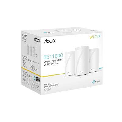 4. TP-Link 9300Mbps/Deco BE65 WLAN-Mesh-Router (3er-Pack)