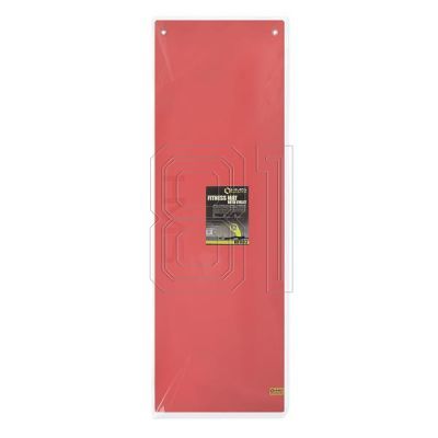 8. HMS Premium MFK03 Rot-Schwarze Club Fitnessmatte mit Löchern 