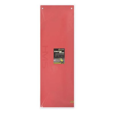 8. HMS Premium MFK03 Rot-Schwarze Club Fitnessmatte mit Löchern 