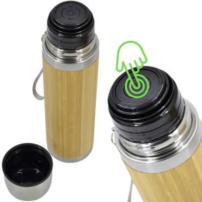 4. THERMOSFLASCHE 420 ML BAMBUS STAMINA