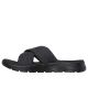 6. Skechers Damen-Flip-Flops GO WALK FLEX SANDAL IMPRESSED 141420 BKGY