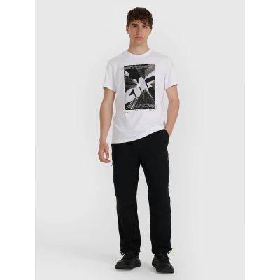 6. Herren-T-Shirt 4F 4FRAW25TTSHM3258-10S