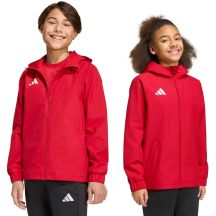 adidas Entrada 26 Allwetter-Kinderjacke Rot JZ9105 116 cm