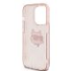 7. Karl Lagerfeld IML Choupette Head & Monogram Hülle für iPhone 14 Pro – Rosa