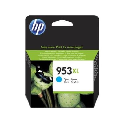 5. HP Tintenpatrone HP 953XL Cyan, HP953XL=F6U16AE, 1600 Seiten, 20 ml.