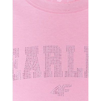 8. Locker geschnittenes Mädchen-T-Shirt mit Aufdruck 4F 4FJRSS26TTSHF3453-56S