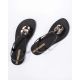 5. Ipanema Sandal Class modische schwarz-goldene Flip-Flops für Damen