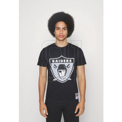 3. Mitchell & Ness NFL Oakland Raiders Team Logo Tee BMTRINTL1270-ORABLCK