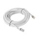 2. UTP-Patchkabel Lanberg PCU5-10CC-1000-S (RJ45 - RJ45 ; 10m; UTP; Kat. 5e; graue Farbe)