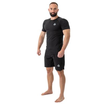 39. Rashguard Kurzarm schwarz BlackRS - S