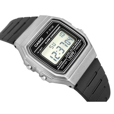 2. Herrenarmbanduhr CASIO F-91WM-1B + BOX