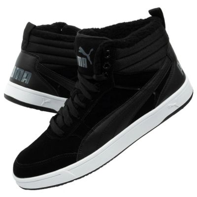 Puma Herren Rebound Street schwarze gefütterte Stiefeletten