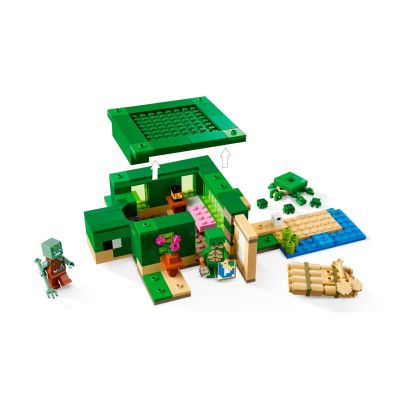 4. LEGO Minecraft 21254 Turtle Beach Haus