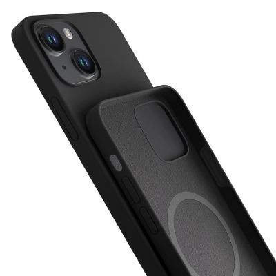 5. 3mk Hardy Silikon-MagCase für iPhone 14 Plus – Grau
