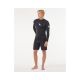5. Lycra RIP CURL WAVES UPF PERF L/S schwarz