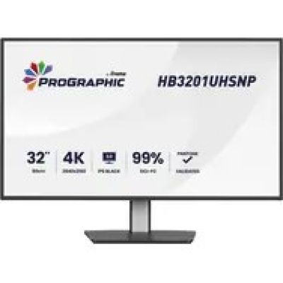 19. iiyama ProGraphic HB3201UHSNP-B1 Computermonitor 80 cm (31,5") 3840 x 2160 px Schwarz